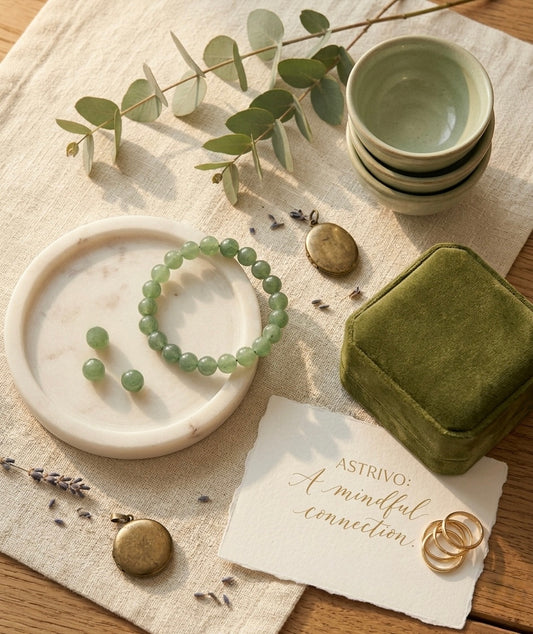 Natural Green Aventurine Crystal Bracelet | AAA Grade 8mm Gemstone Beads | Healing Bracelet for Luck & Prosperity | Gift for Women & Men