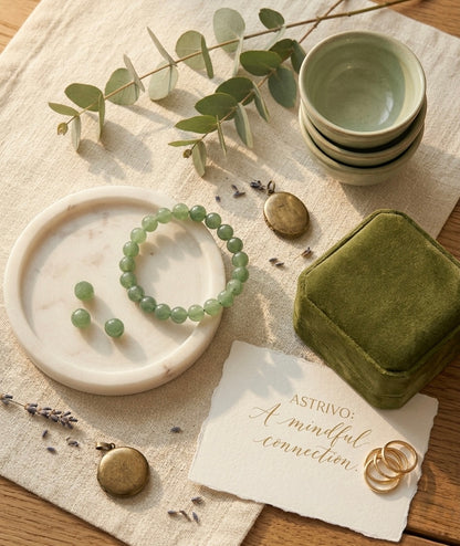 Natural Green Aventurine Crystal Bracelet | AAA Grade 8mm Gemstone Beads | Healing Bracelet for Luck & Prosperity | Gift for Women & Men