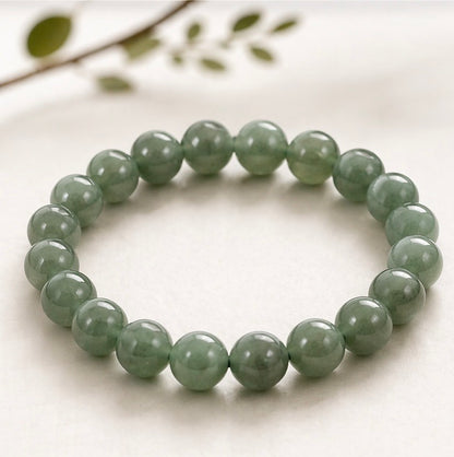 Natural Green Aventurine Crystal Bracelet | AAA Grade 8mm Gemstone Beads | Healing Bracelet for Luck & Prosperity | Gift for Women & Men